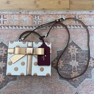 Kate Spade Wrapping Party Dot Gift Box Bag